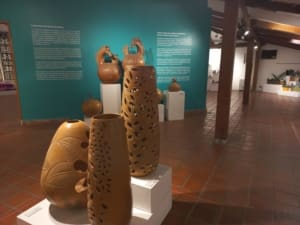 The Cotoca ceramics gallery in Artecampo Museum